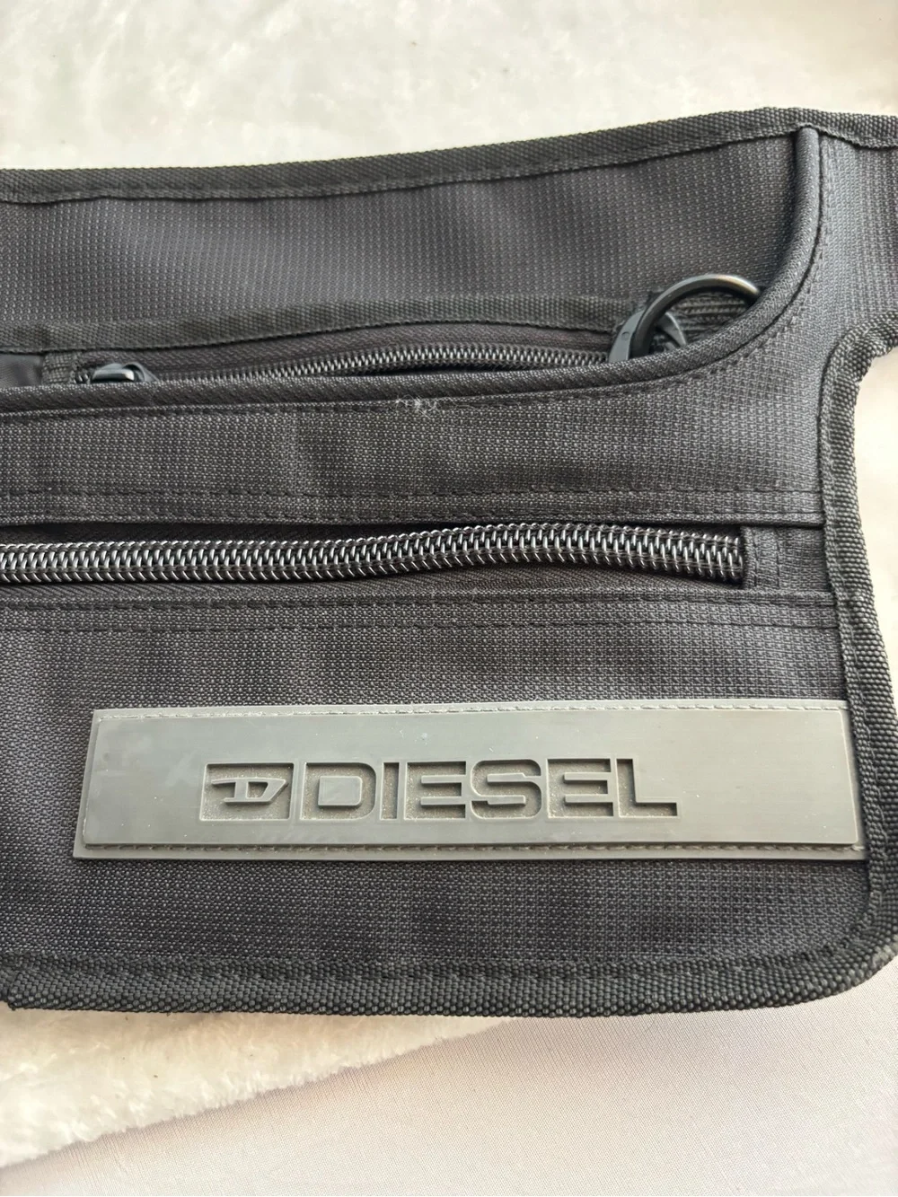 DIESEL Belt Bag Fanny Pack Black Adjustable Strap